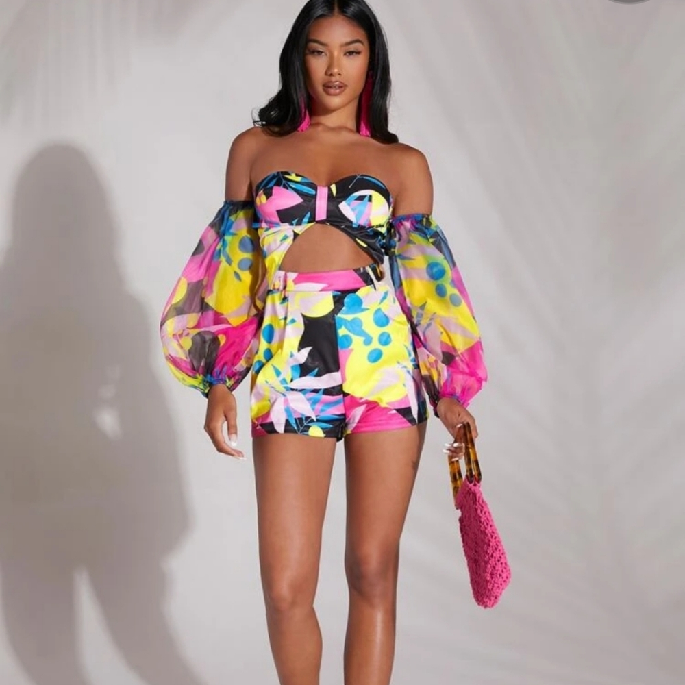 Off Shoulder Romper